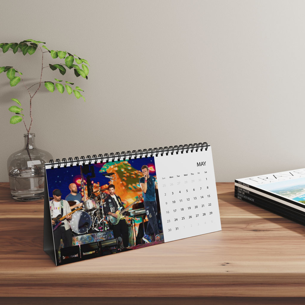Coldplay Desktop Calendar (2027 grid)