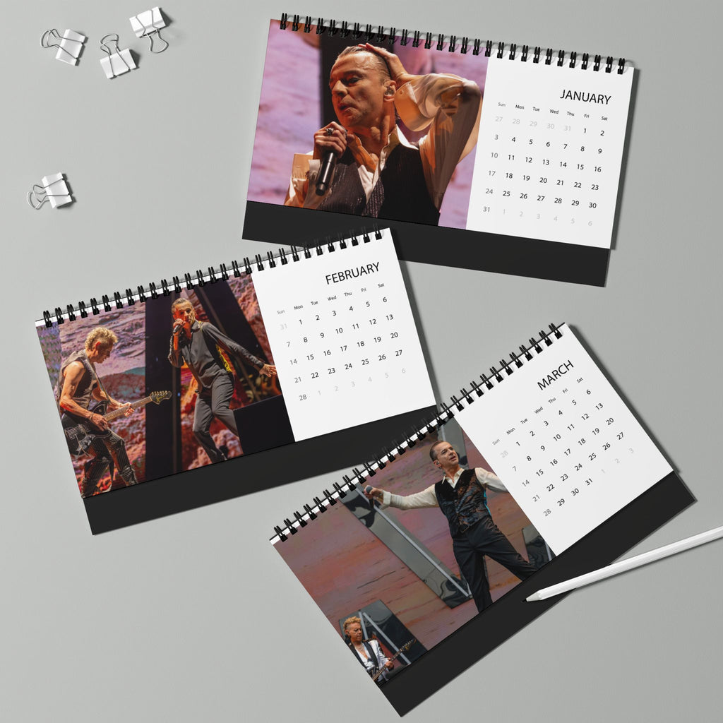 Depeche Mode Desktop Calendar (2027 grid)