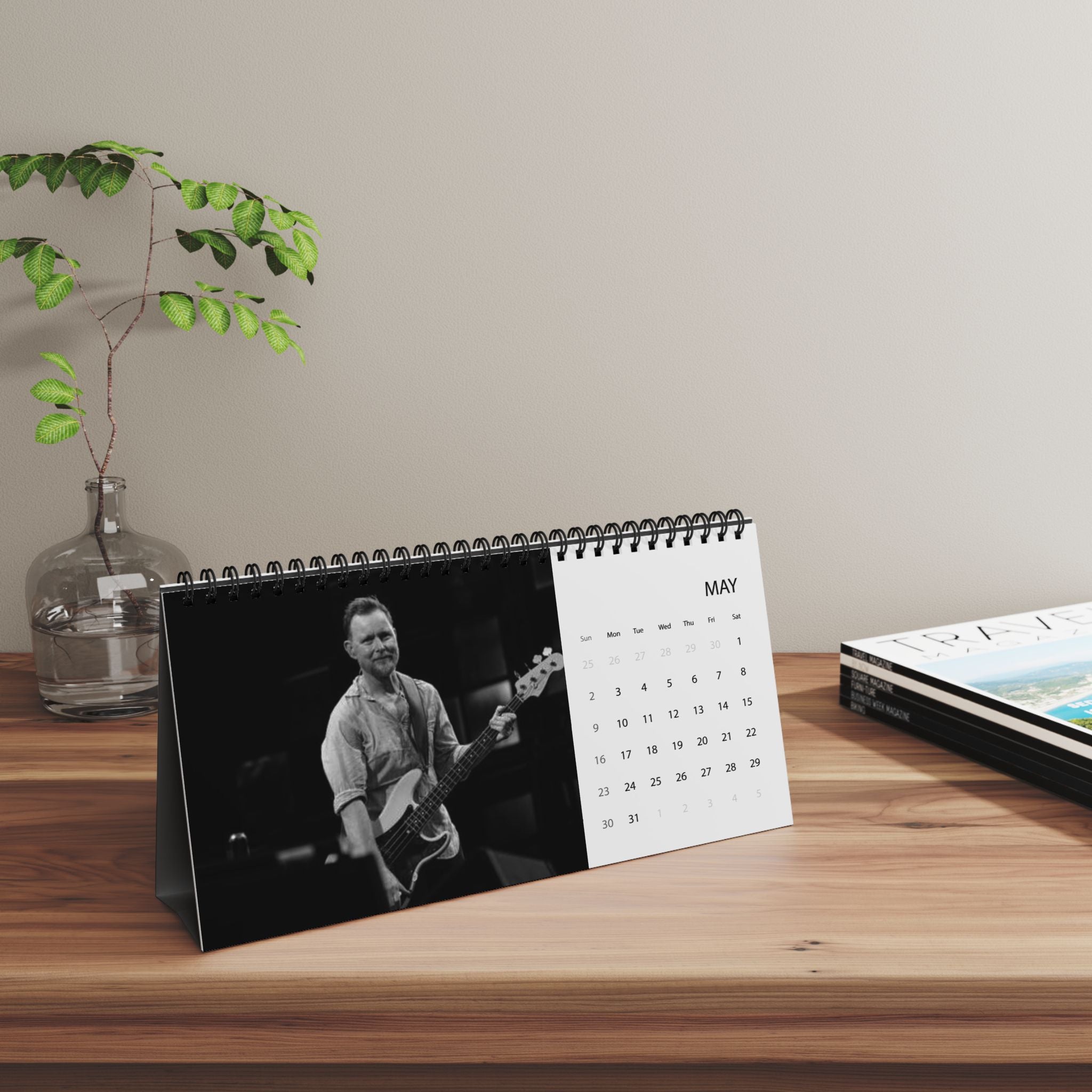Foo Fighters Desktop Calendar (2027 grid)