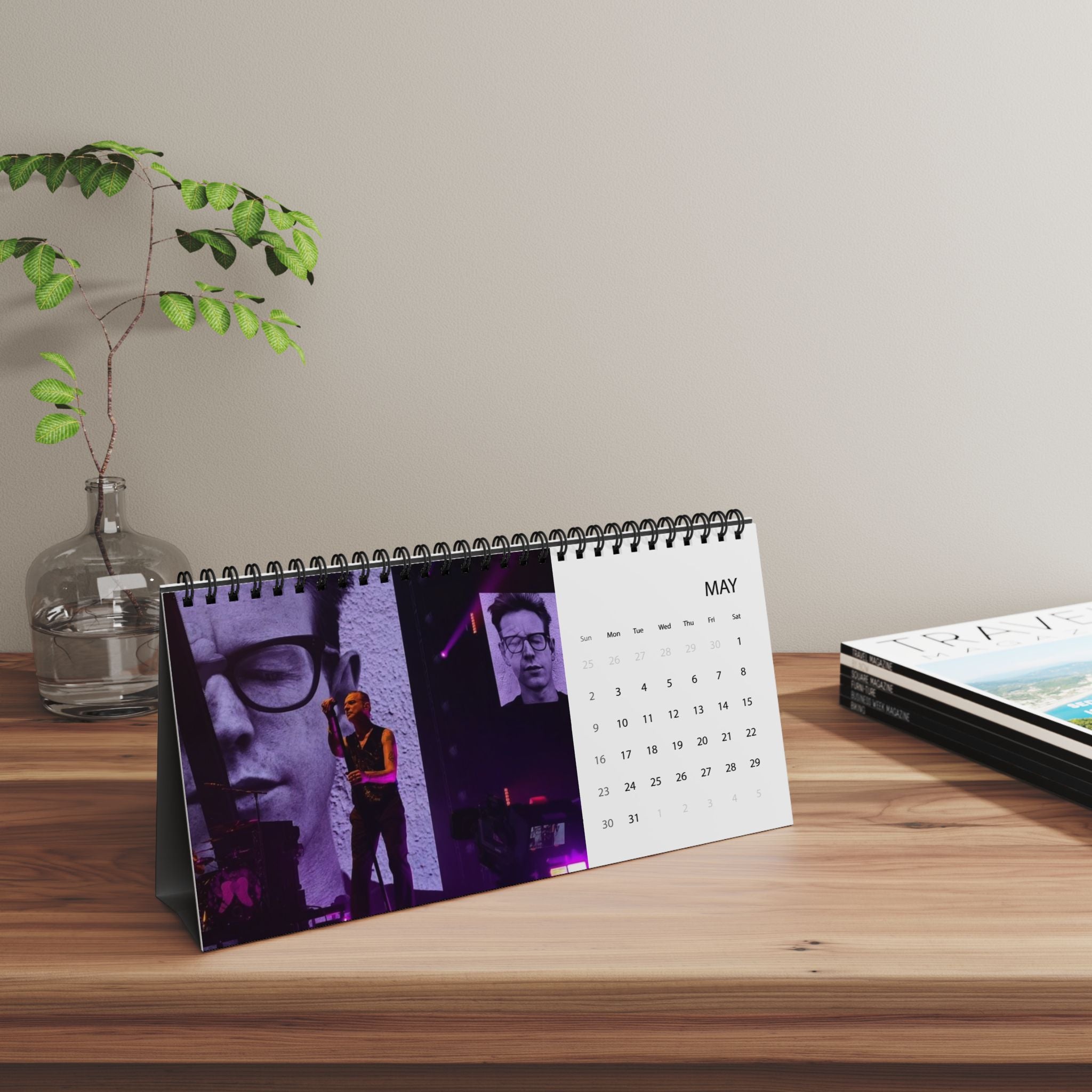 Depeche Mode Desktop Calendar (2027 grid)