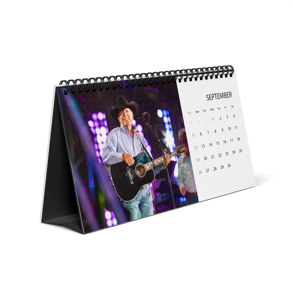George Strait Desktop Calendar (2027 grid)