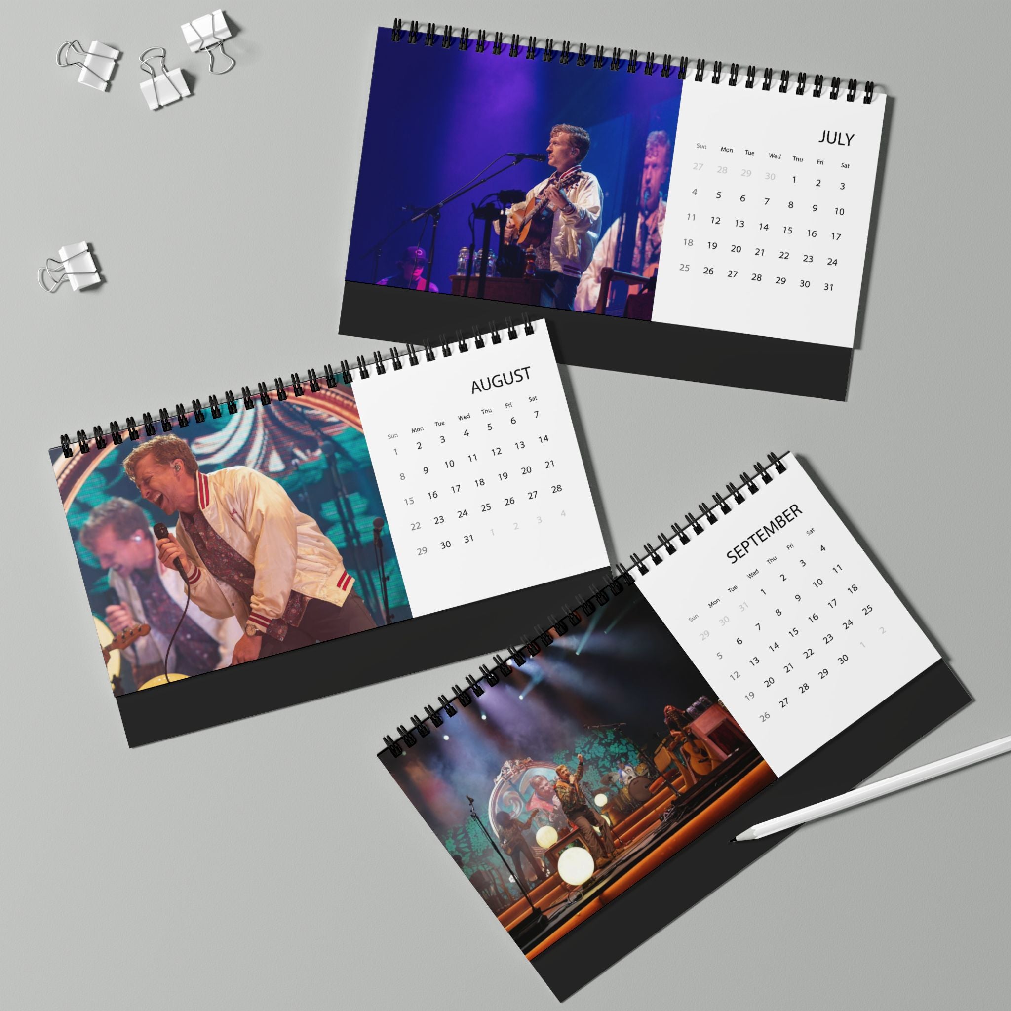 Tyler Childers Grid Layout Calendar 2027