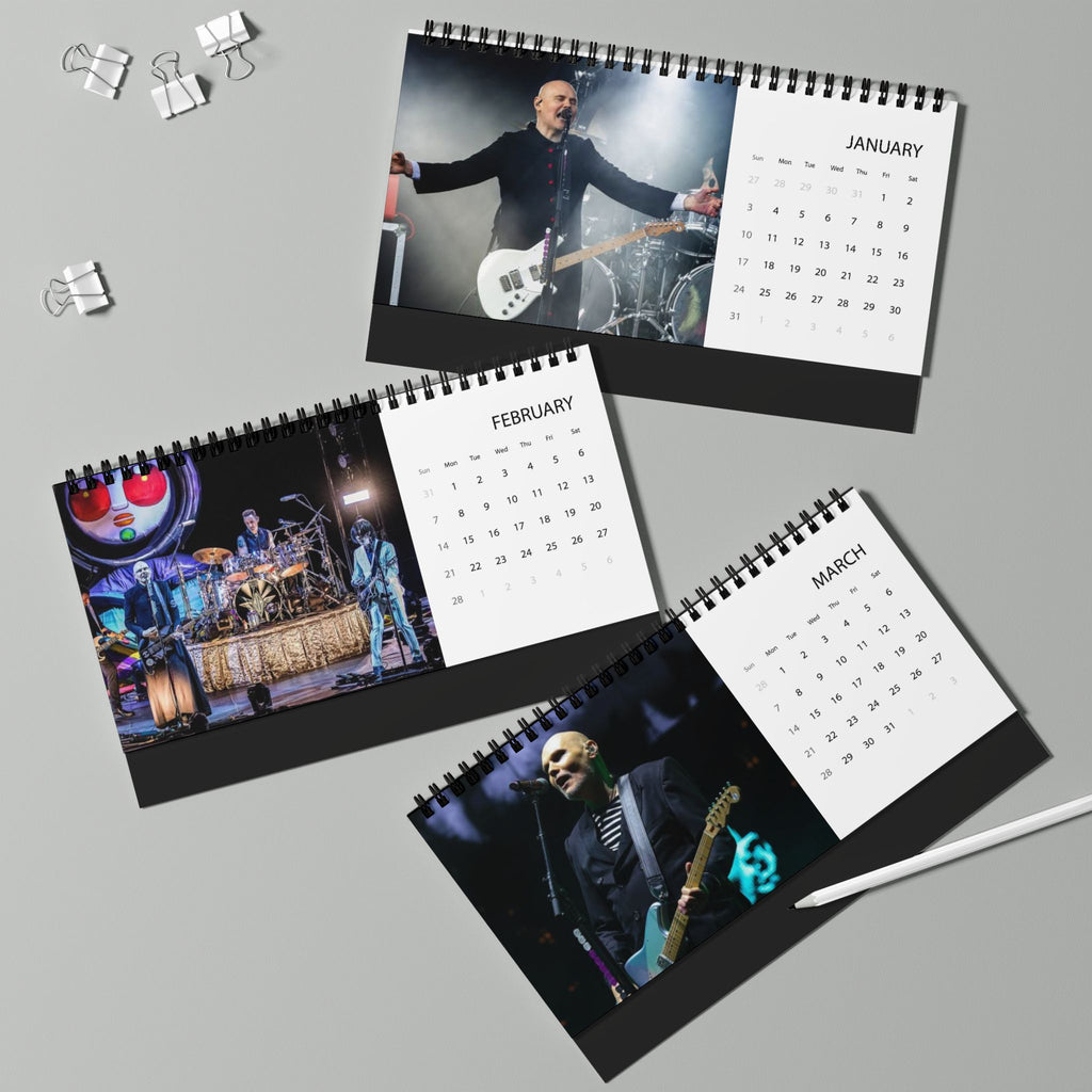 Smashing Pumpkins Desktop Calendar — 2027 Band Photo Grid Calendar