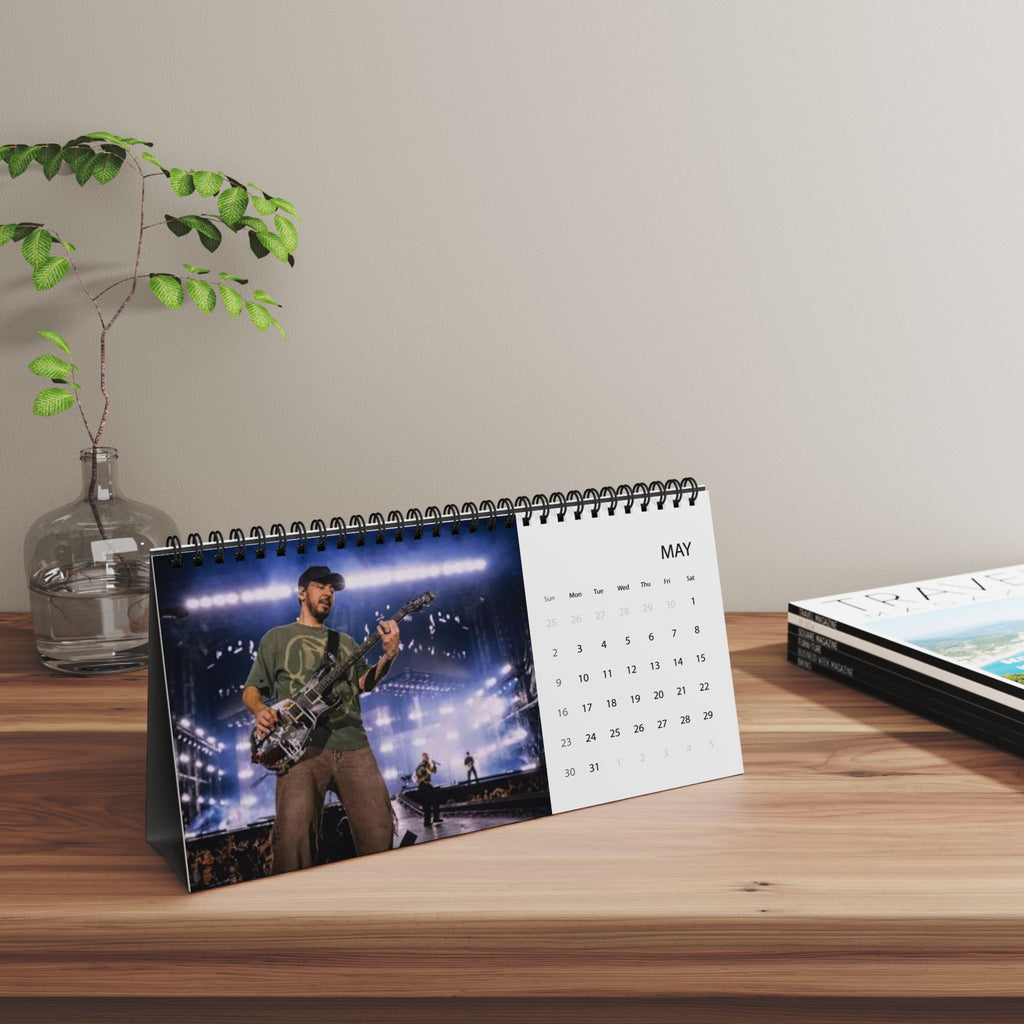 Linkin Park Desktop Calendar — 2027 Band Photo Grid Calendar