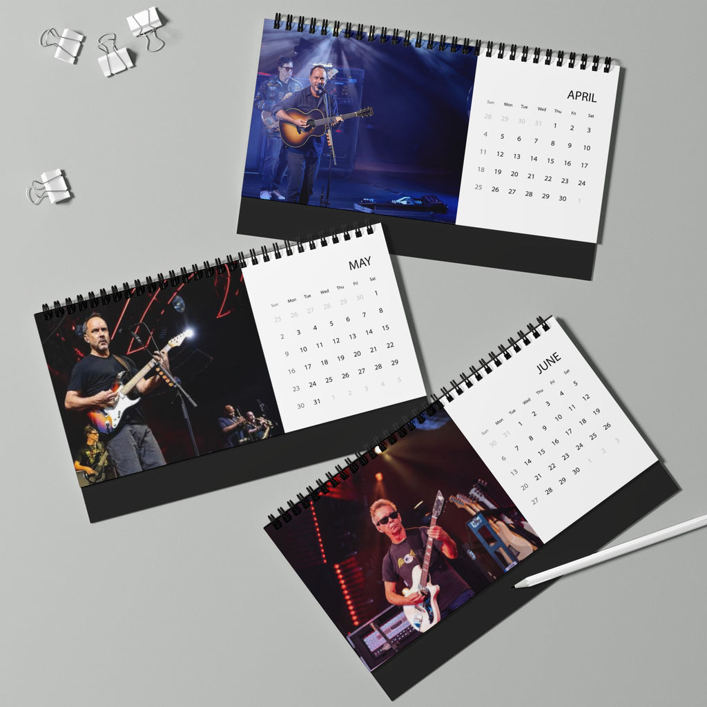 Dave Matthews Desktop Calendar (2027 grid)