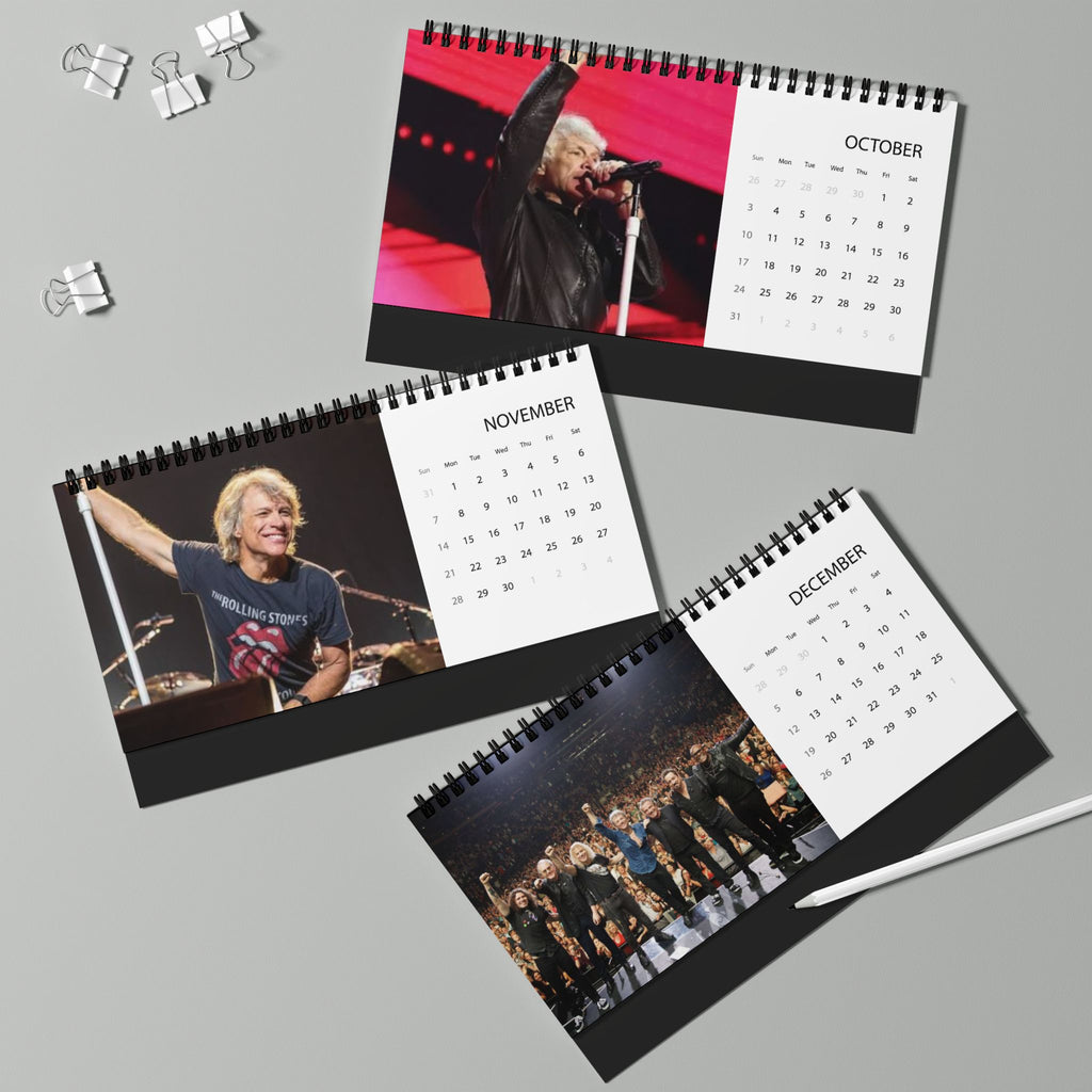 Bon Jovi Desktop Calendar (2027 grid)