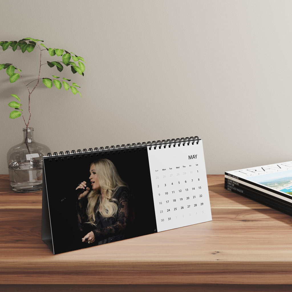 Carrie Underwood Desktop Calendar (2027 grid)