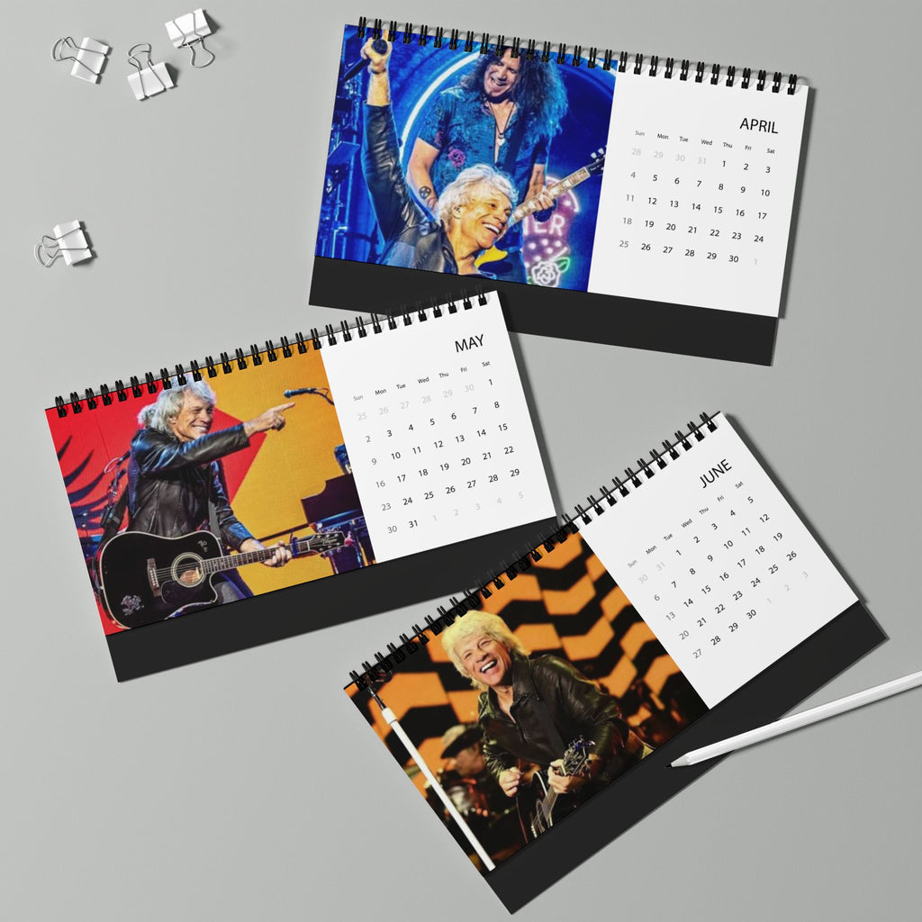Bon Jovi Desktop Calendar (2027 grid)