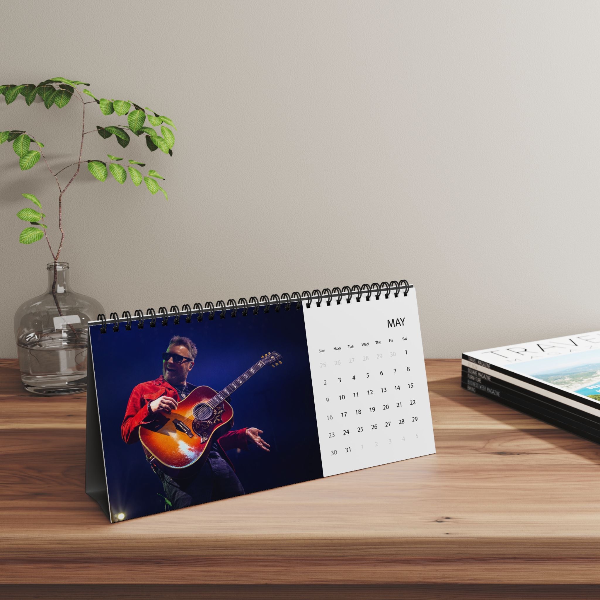Eric Church Desktop Calendar (2027 grid)