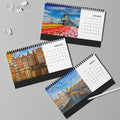 2027 Holland Desktop Calendar — Scenic Netherlands Grid Planner (Desk Calendar)