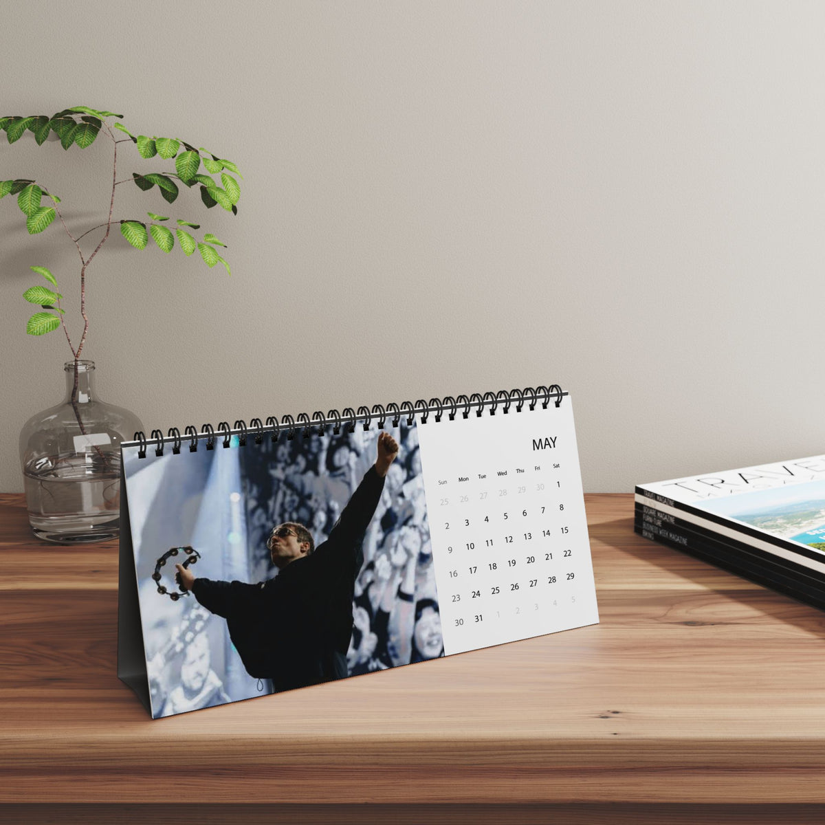 Oasis Calendar 2027 Desk Grid Planner