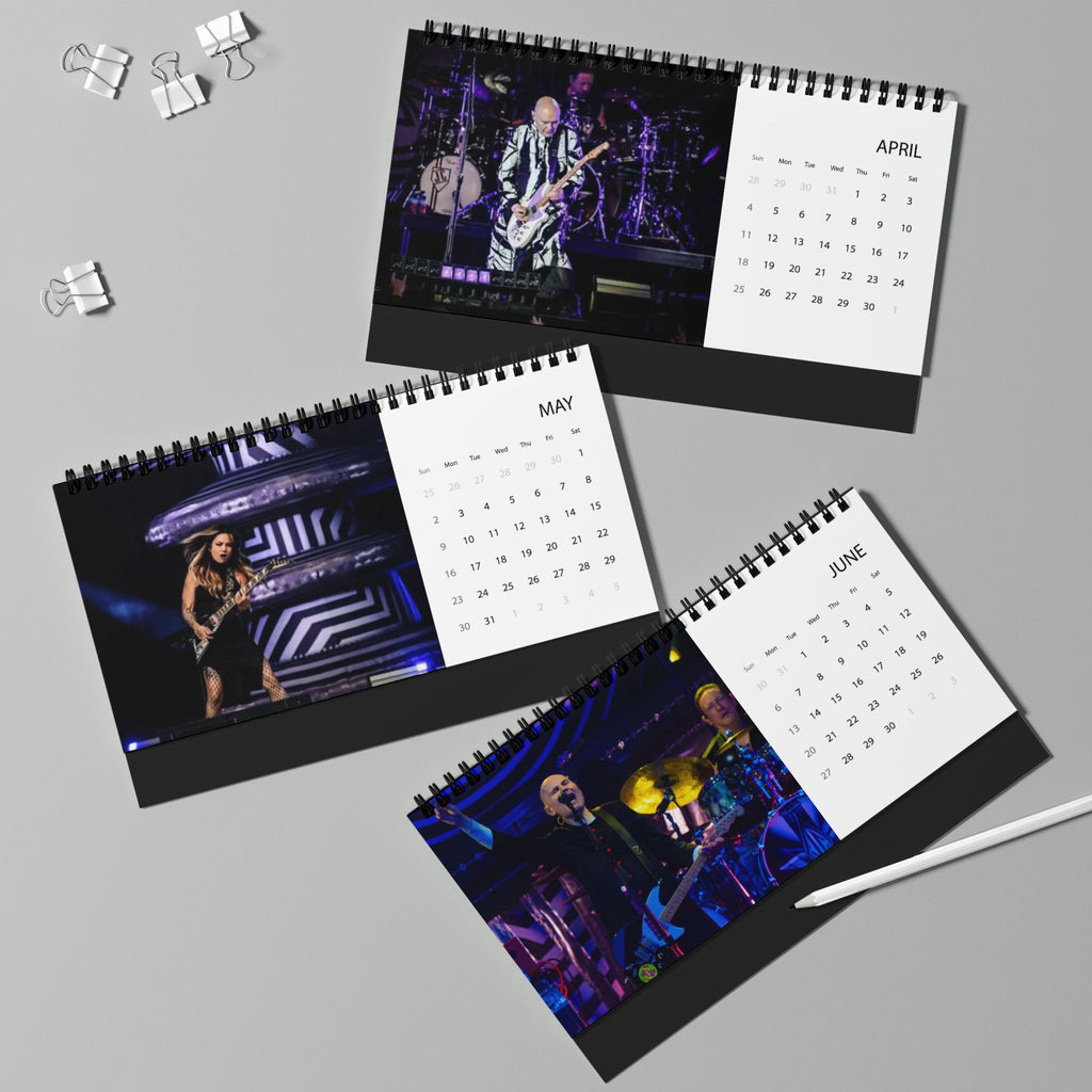 Smashing Pumpkins Desktop Calendar — 2027 Band Photo Grid Calendar