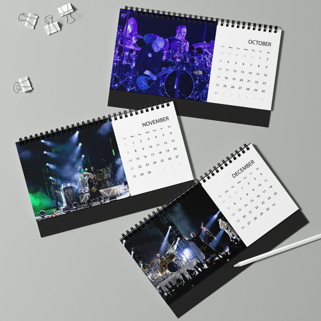 Smashing Pumpkins Desktop Calendar — 2027 Band Photo Grid Calendar