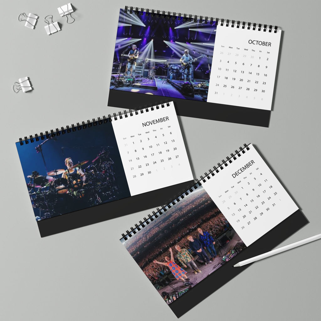 Phish Desktop Calendar 2027 – Grid-Style Monthly Desk Planner