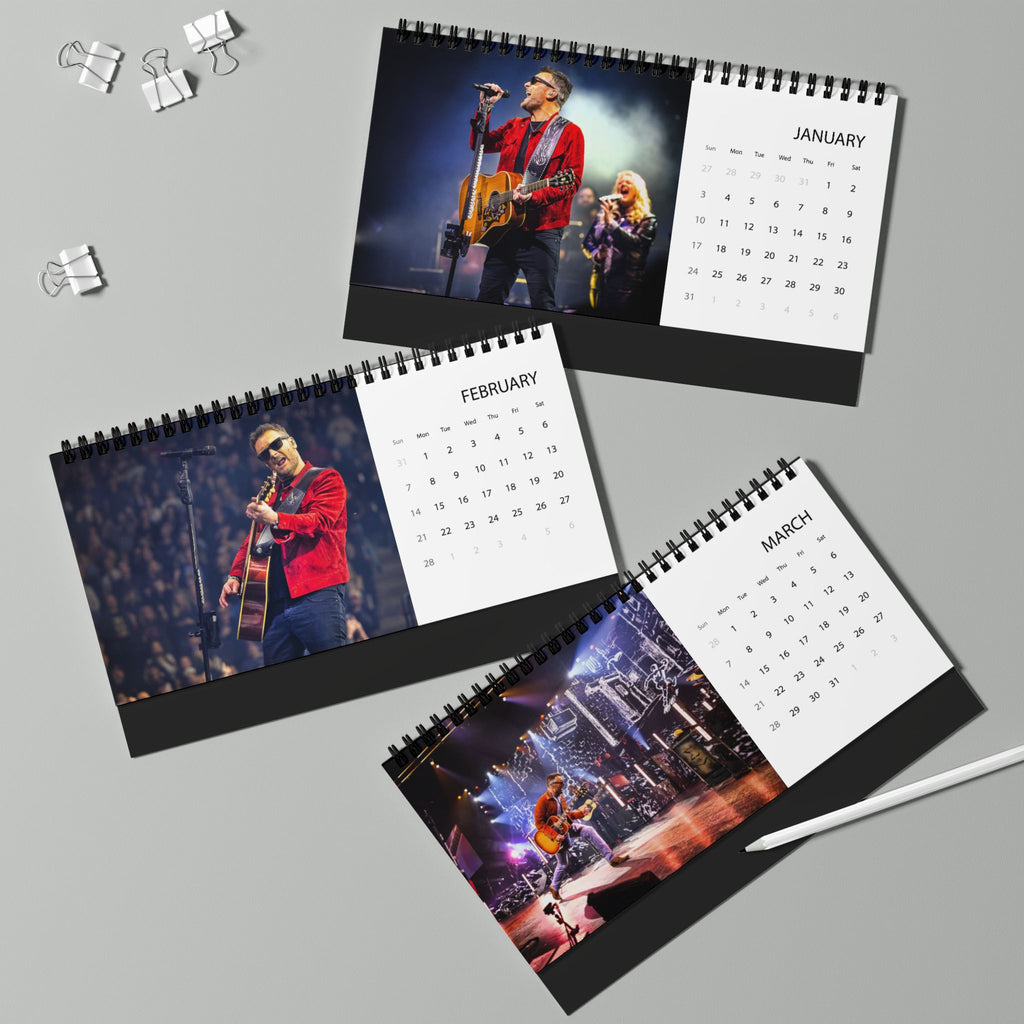 Eric Church Desktop Calendar (2027 grid)