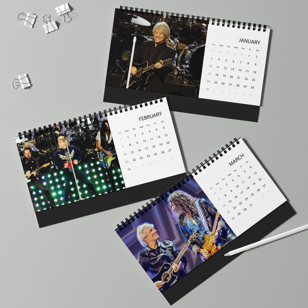Bon Jovi Desktop Calendar (2027 grid)