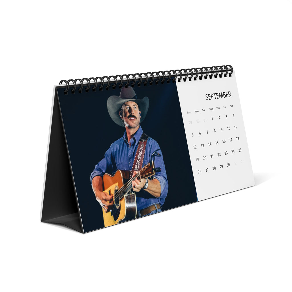 Riley Green 2027 Desk Calendar — Country Music Artist Desktop Calendar (Grid Layout)