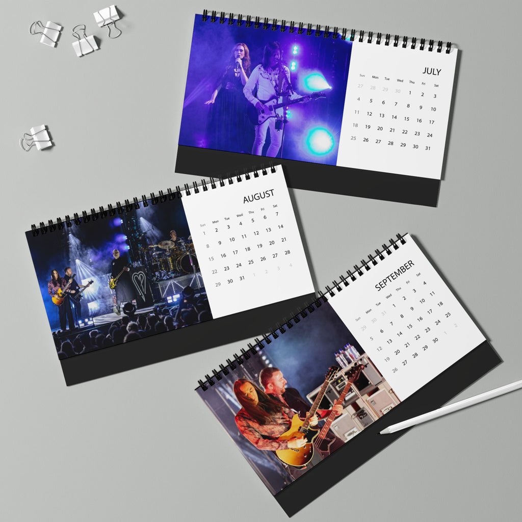 Smashing Pumpkins Desktop Calendar — 2027 Band Photo Grid Calendar