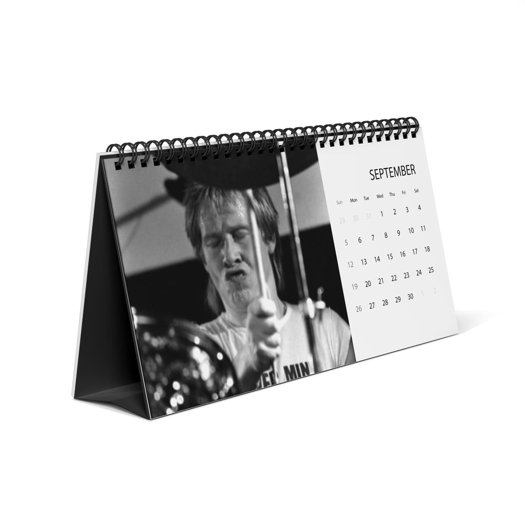 Pistols 2027 Desktop Calendar – Punk Band Photo Grid
