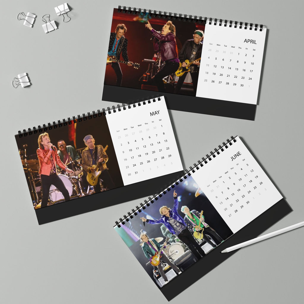 Rolling Stones Desktop Calendar 2027