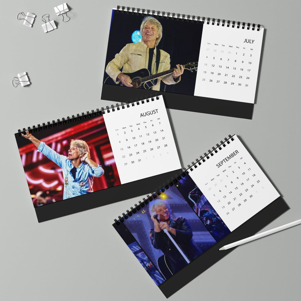 Bon Jovi Desktop Calendar (2027 grid)