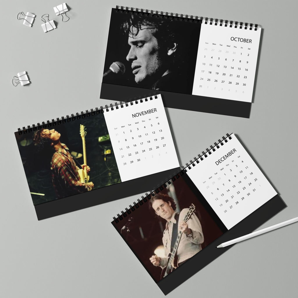 Jeff Buckley Desktop Calendar (2027 grid)