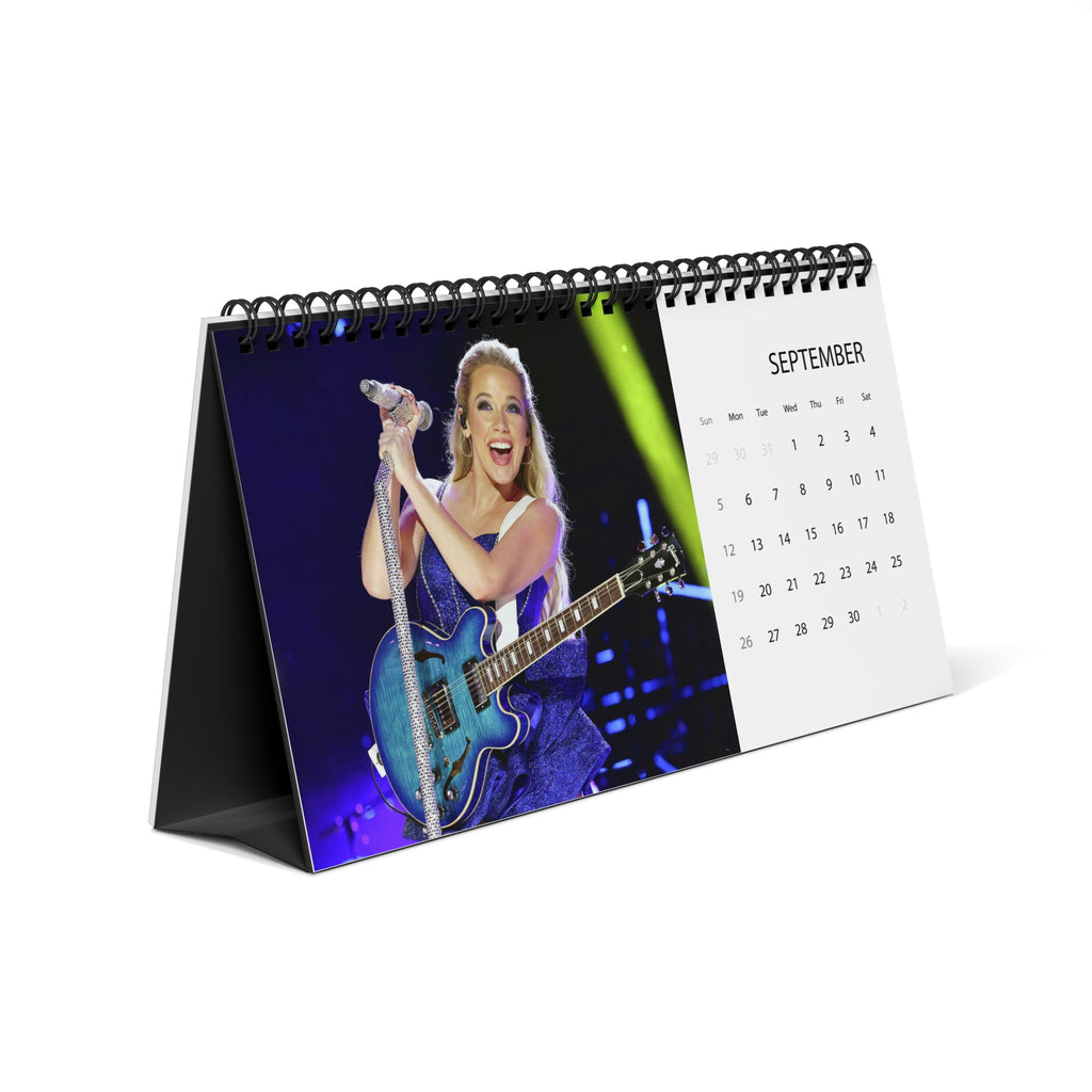 Megan Moroney Desktop Calendar Grid Desk Planner