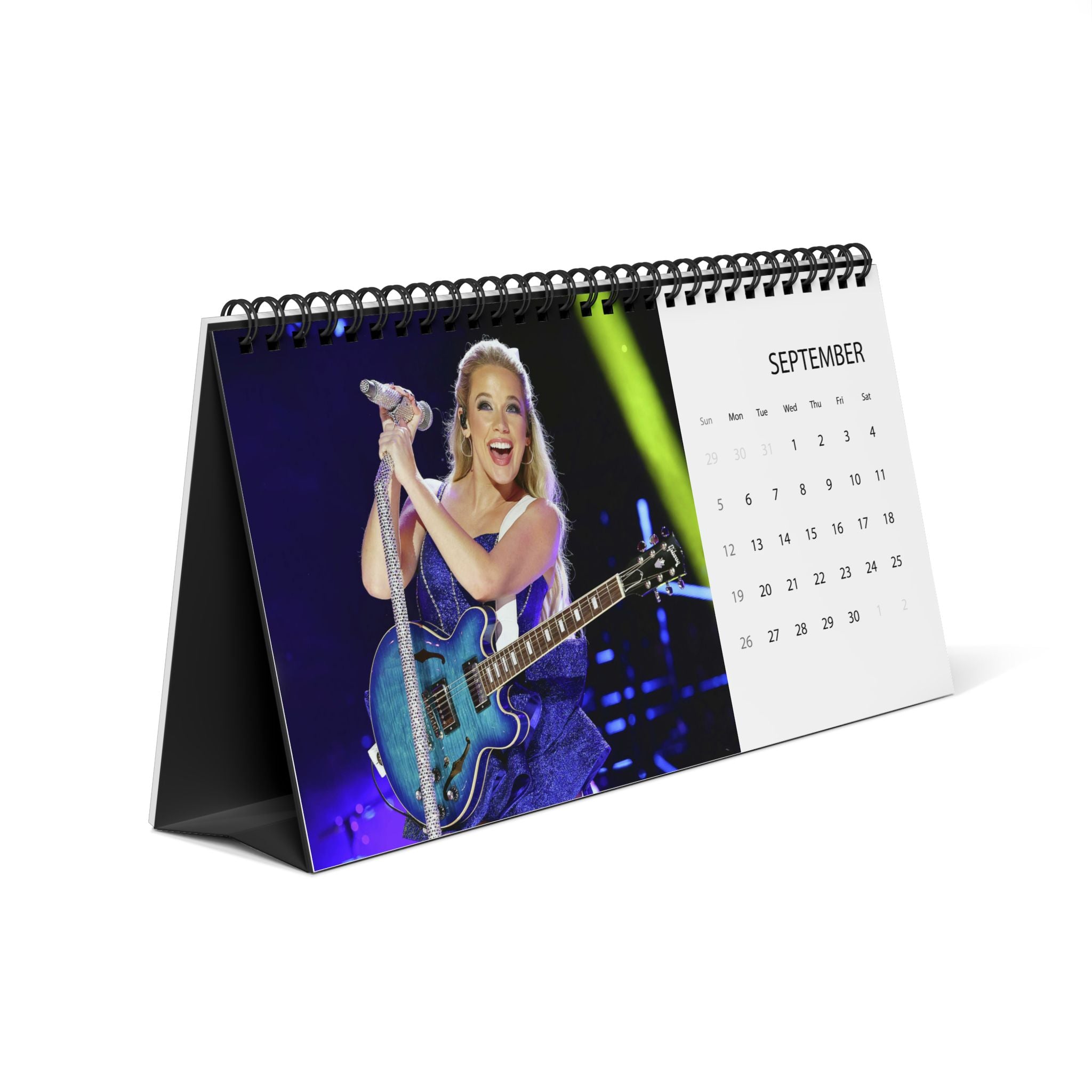 Megan Moroney Desktop Calendar Grid Desk Planner
