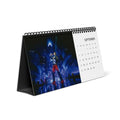 Muse 2027 Desk Calendar — Grid Layout Desktop Calendar with Monthly Images