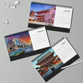 Tokyo 2027 Desktop Calendar – Grid Planner with City Photo Layout