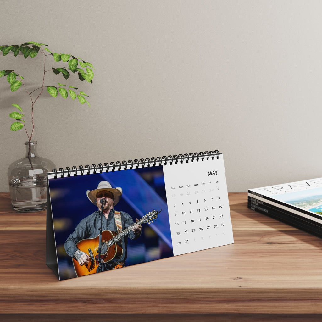 Cody Johnson Desktop Calendar (2027 grid)