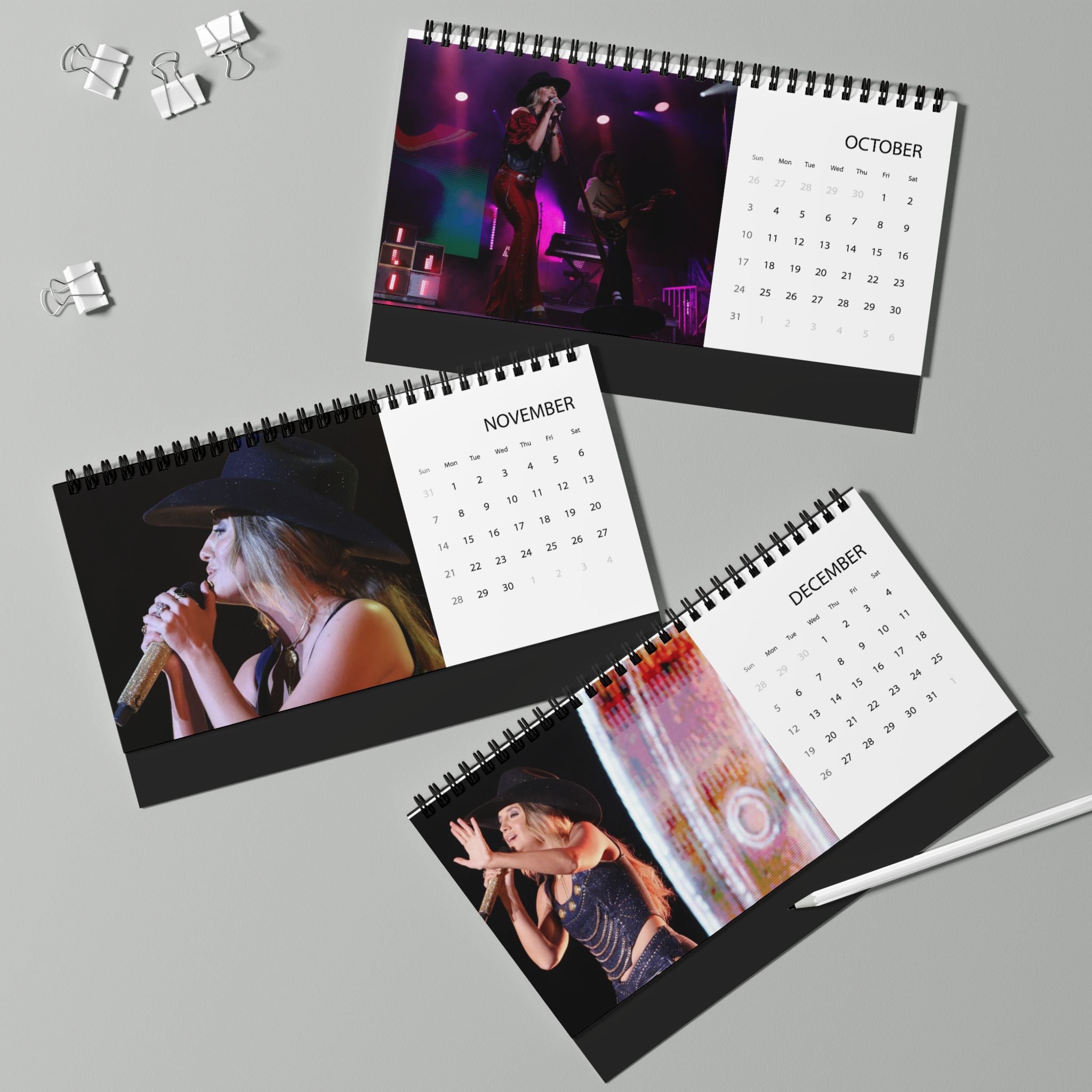 Lainey Wilson Desktop Calendar 2027