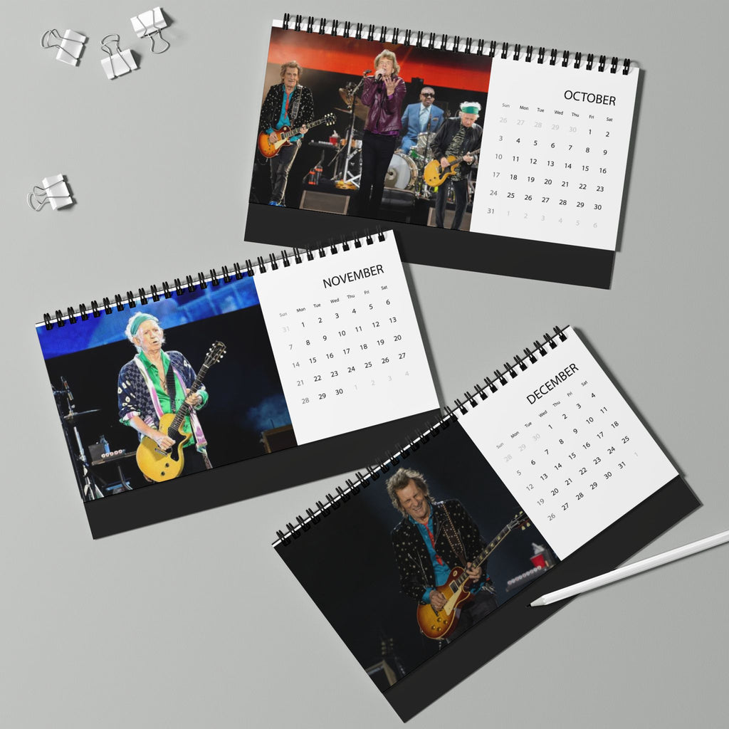 Rolling Stones Desktop Calendar 2027