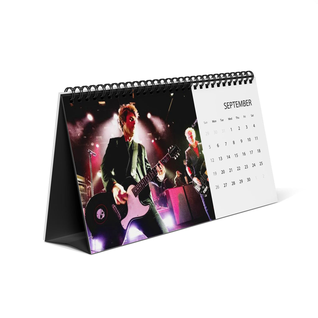Green Day Desktop Calendar (2027 grid)