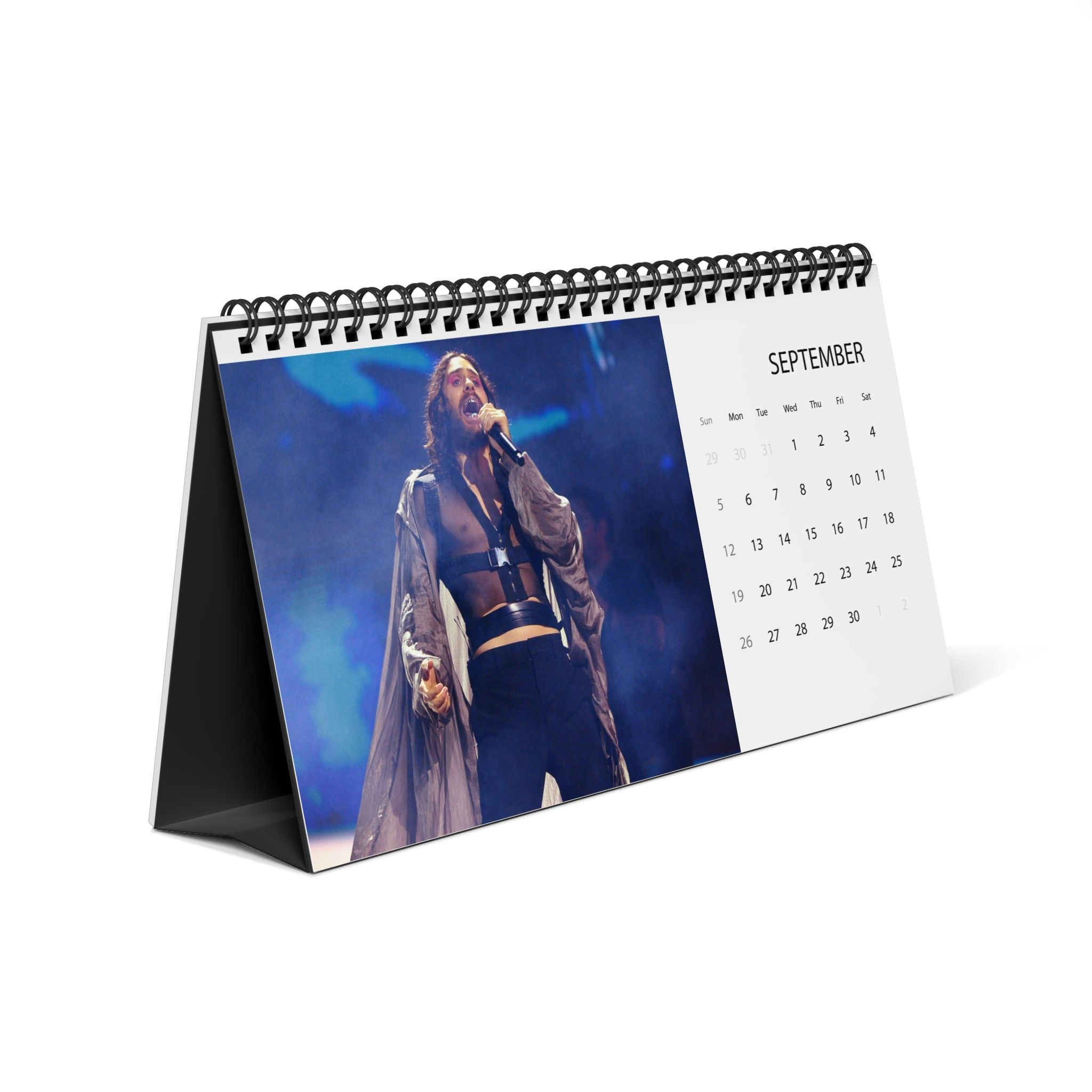 30 Seconds to Mars Desktop Calendar (2027 grid)