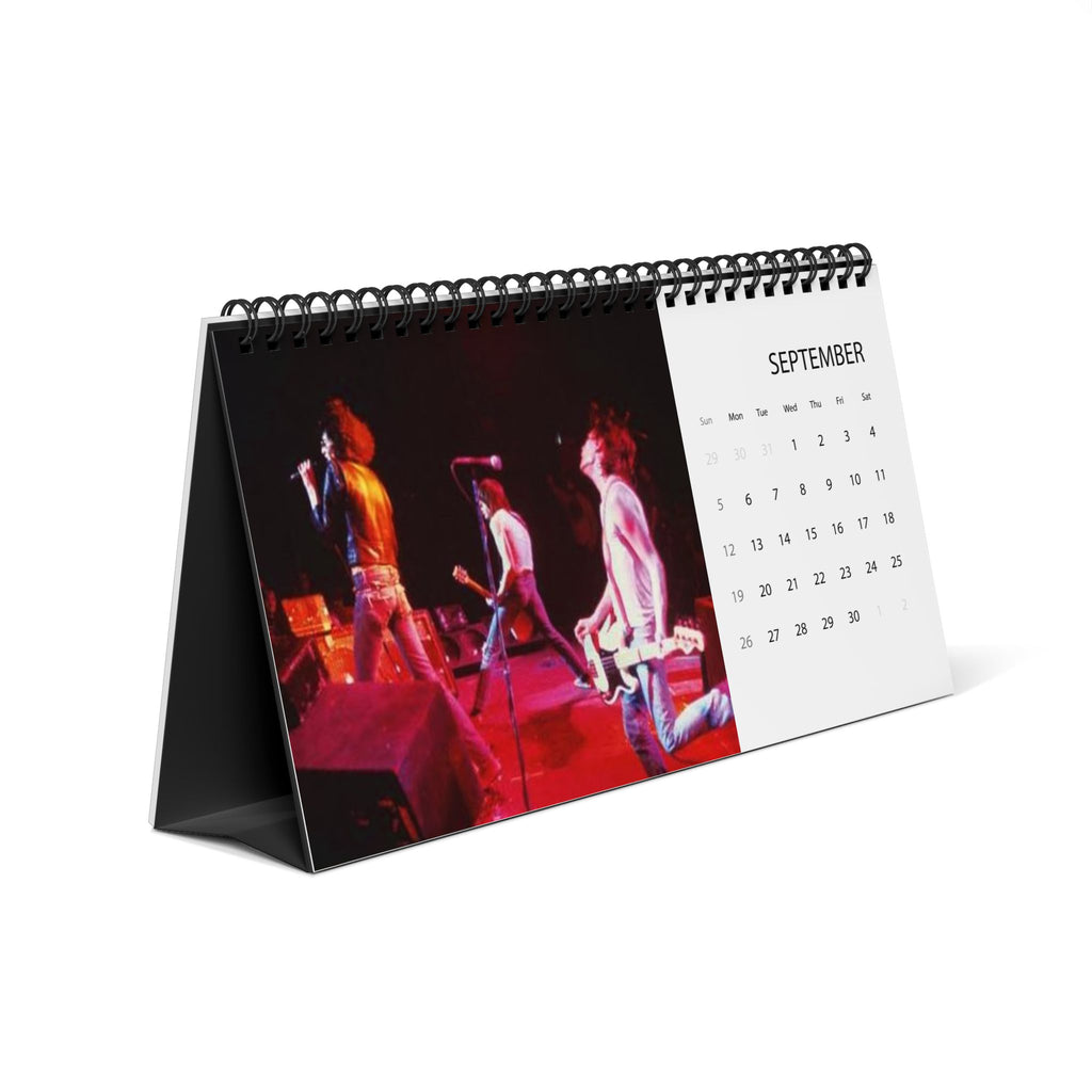 Ramones 2027 Desk Calendar — Rock Band Desktop Grid Calendar