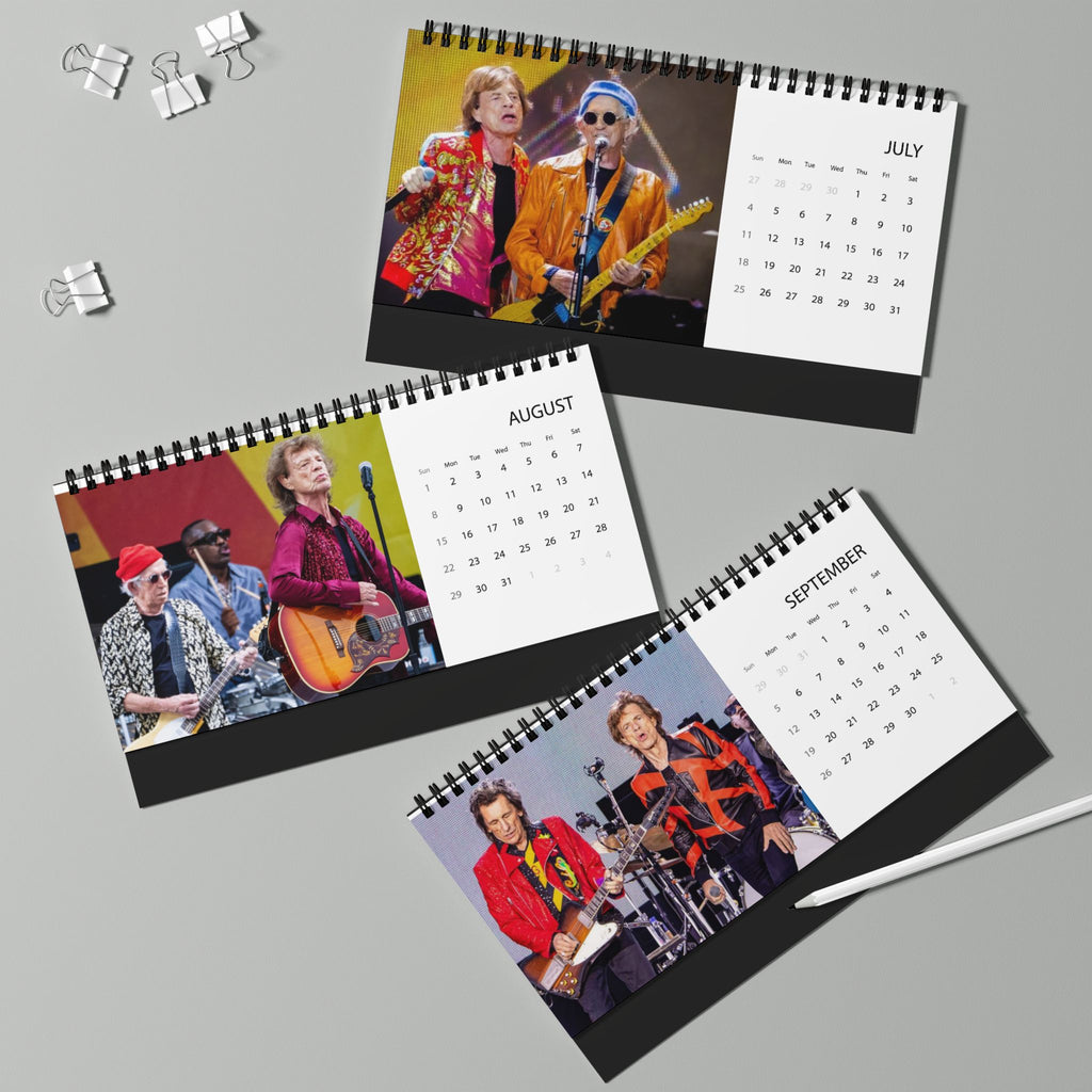 Rolling Stones Desktop Calendar 2027