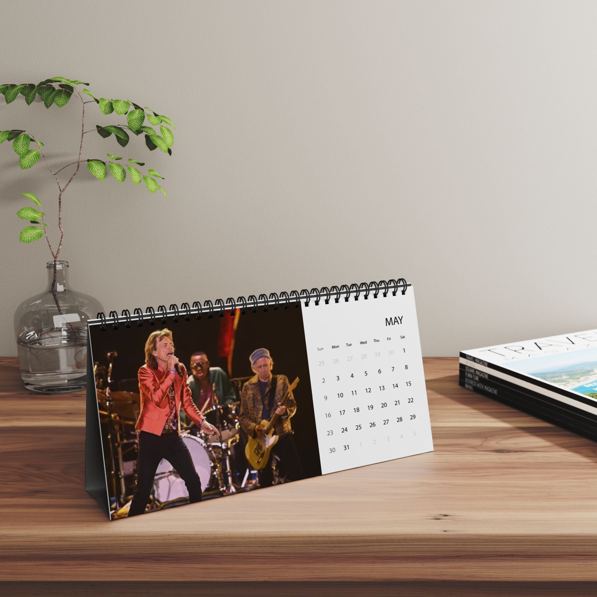 Rolling Stones Desktop Calendar 2027