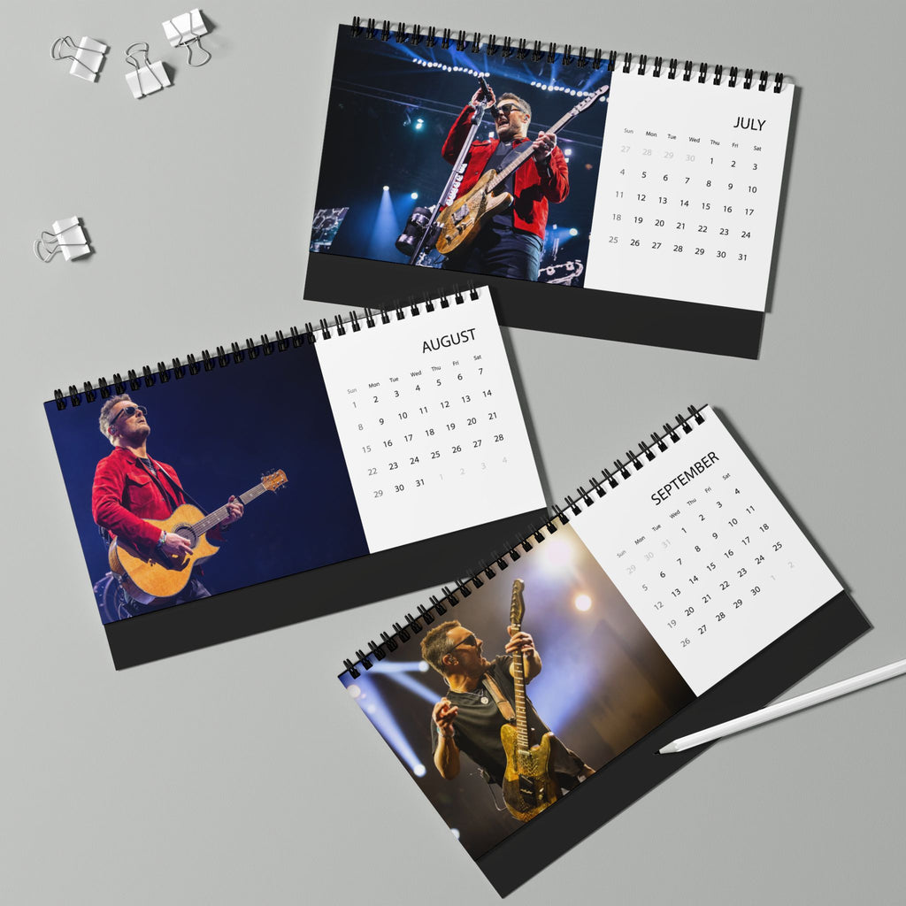 Eric Church Desktop Calendar (2027 grid)