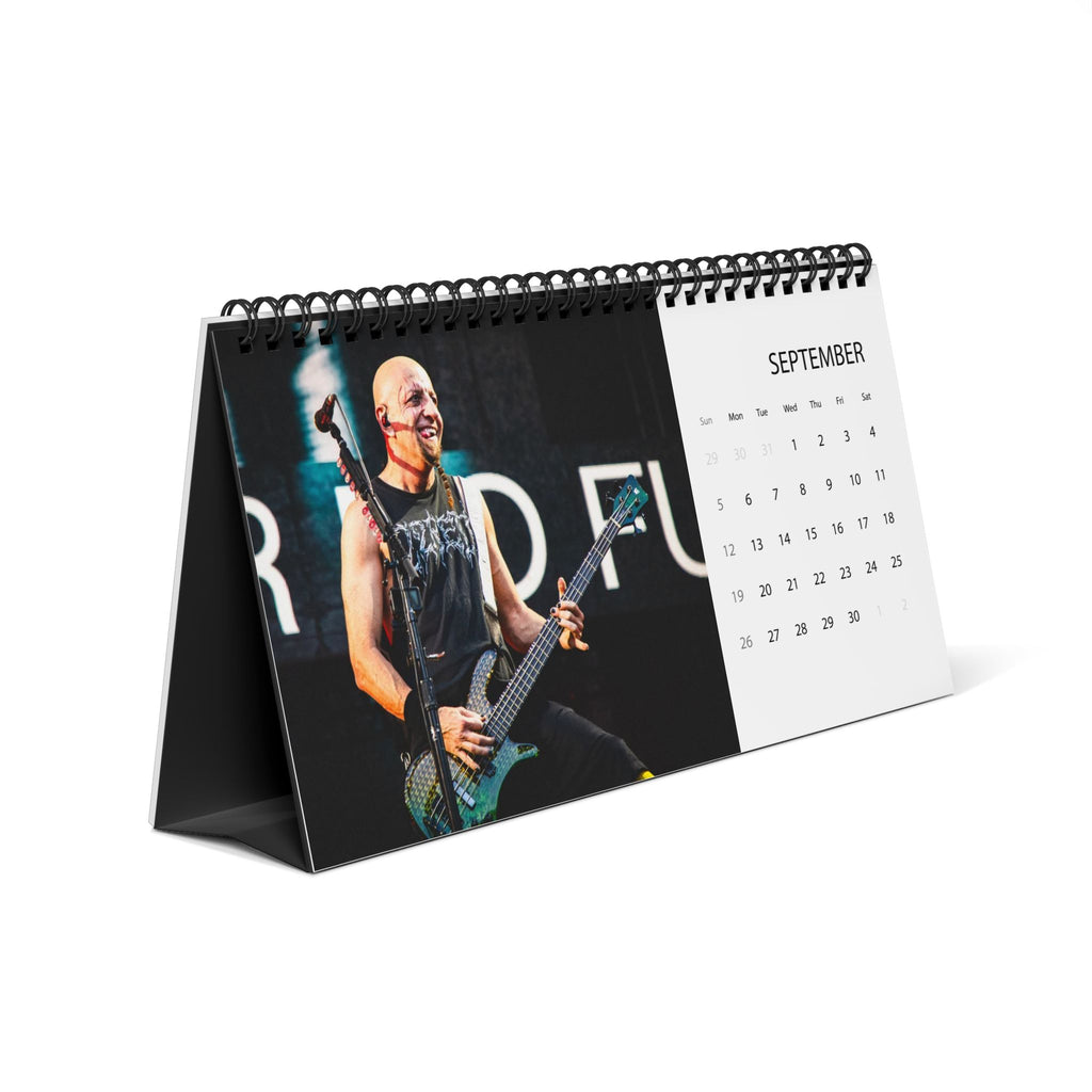 System of a Down 2027 Desktop Calendar — Band Photo Grid Planner