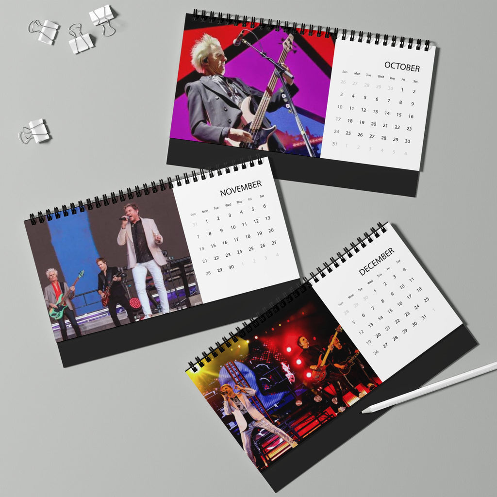 Duran Duran Desktop Calendar (2027 grid)