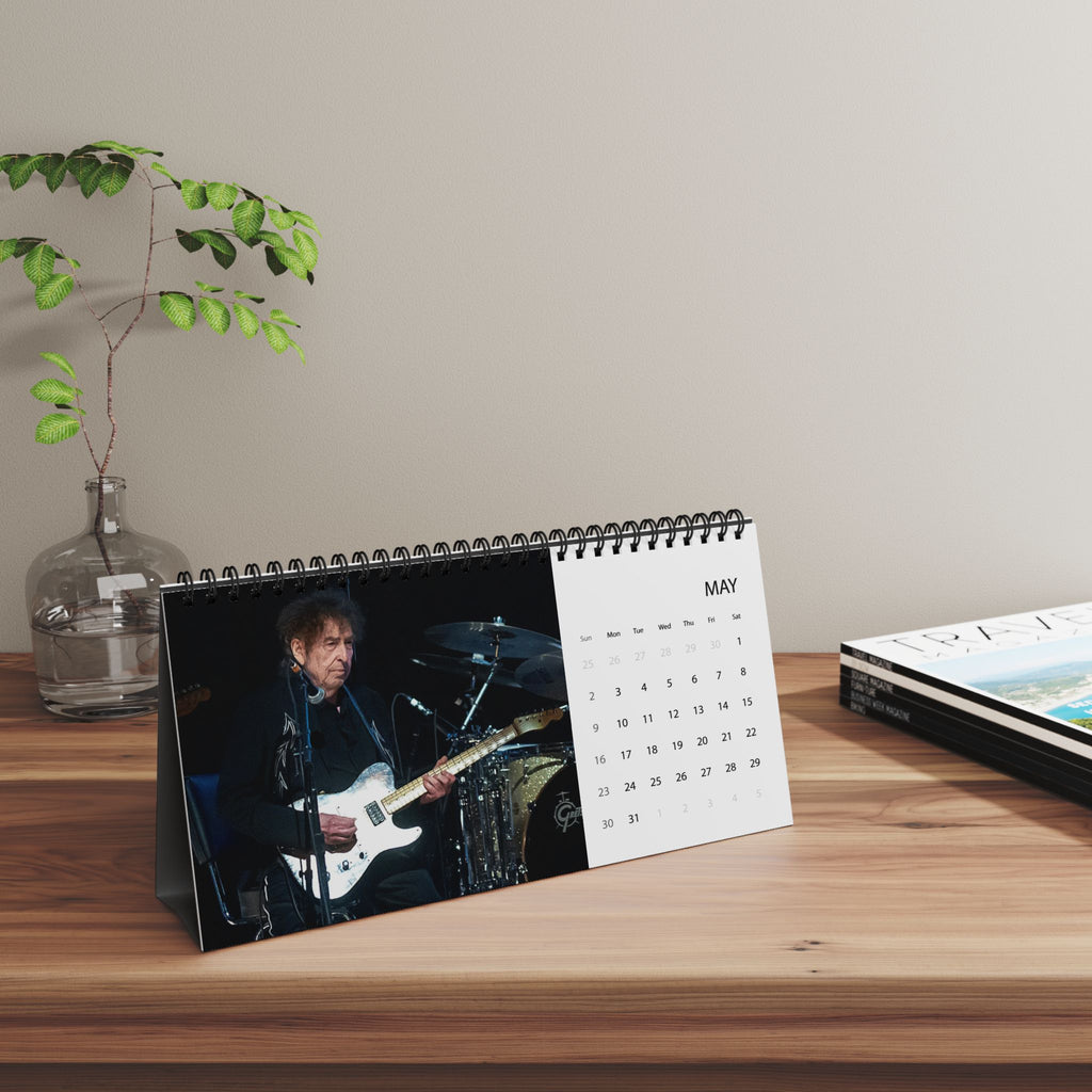 Bob Dylan Desktop Calendar (2027 grid)